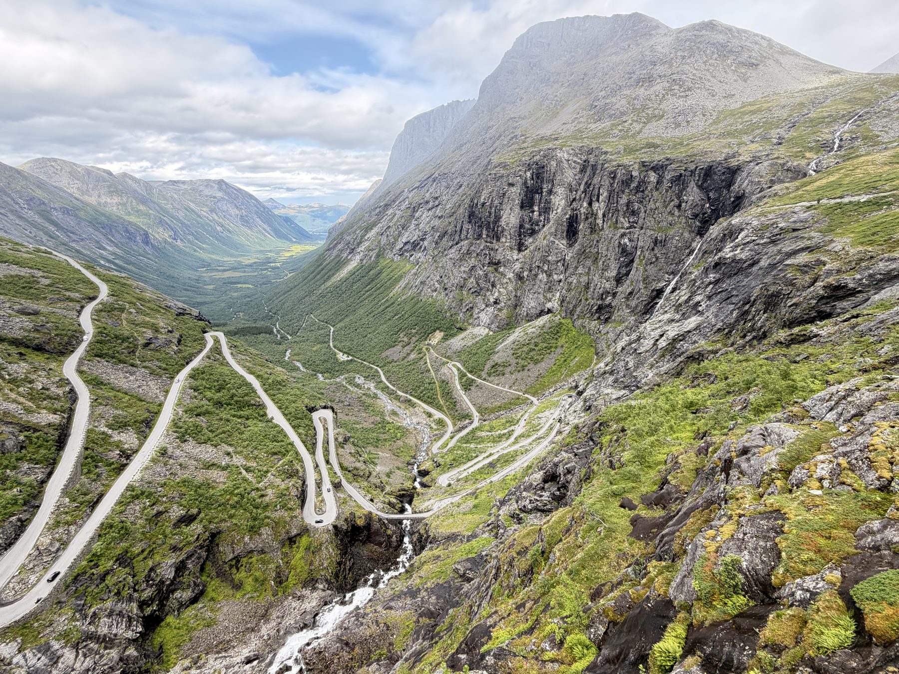 The hairpin bends of Trollstigen, Norway